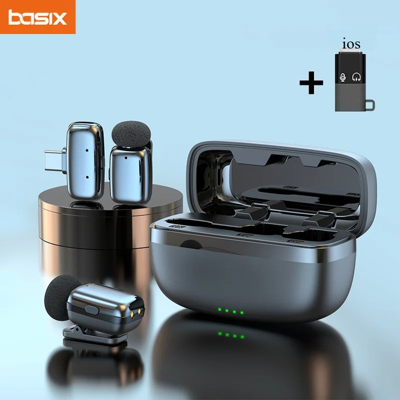 Phone Cases - Bezprzewodowy zestaw mikrofonów krawatowych z etui