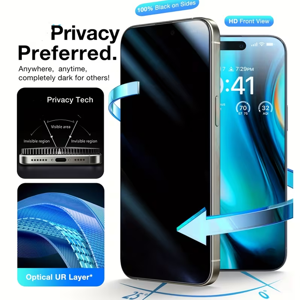1-5 szt. Szkło hartowane chron – Anti Peek Privacy Tempered Glass recenzja i cena