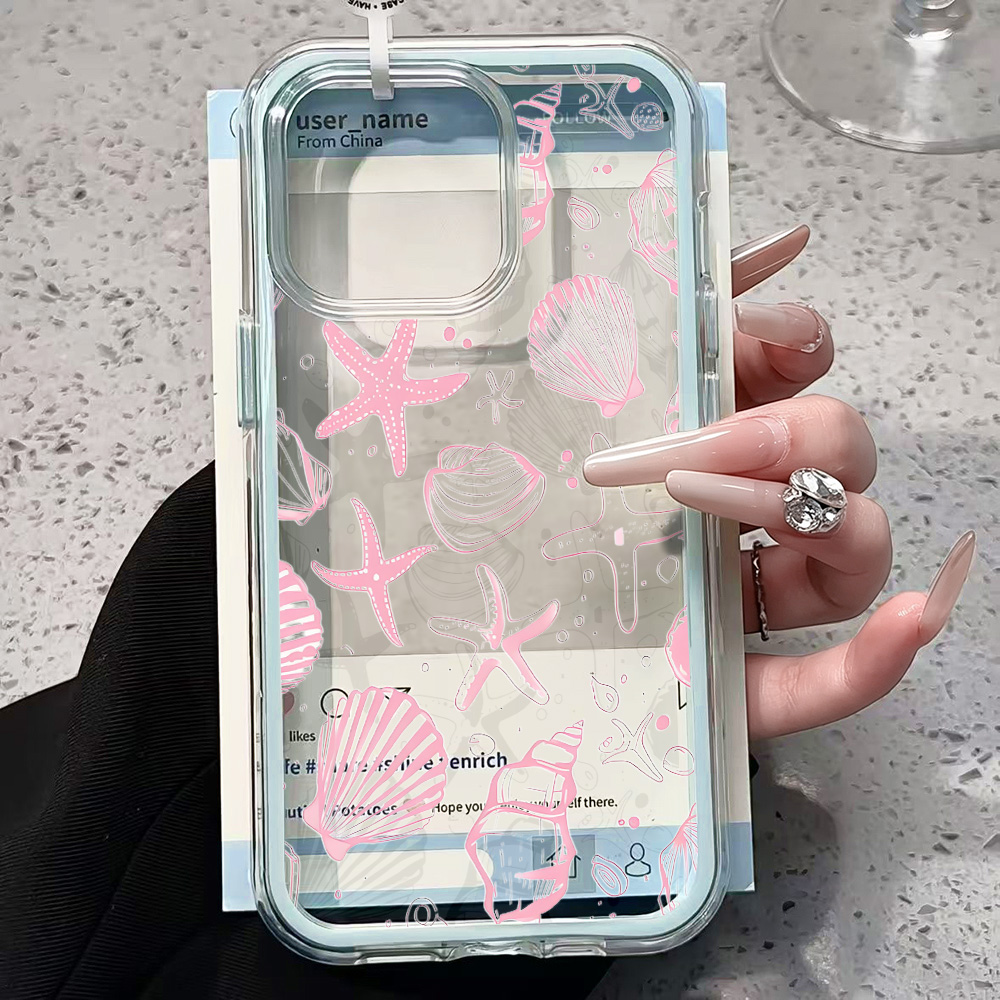 Letnie różowe etui na telefon  – Clear Shockproof Bumper Case recenzja i cena