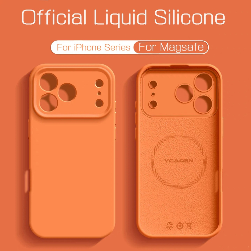 Modne etui w kolorach makaroni – Liquid Silicone Magnetic Phone Case recenzja i cena