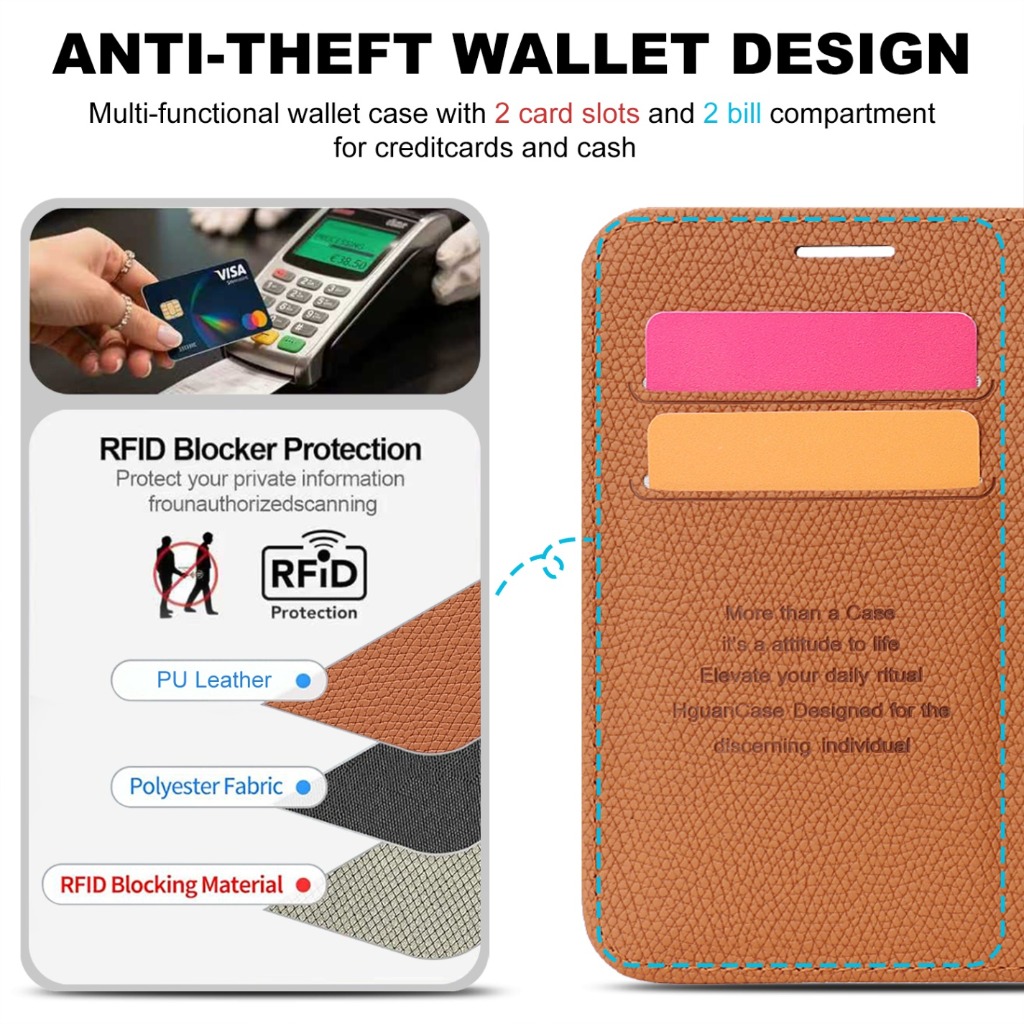Etui na telefon 2w1 z odpinany – Leather Wallet Card Holder Phone Cover recenzja i cena