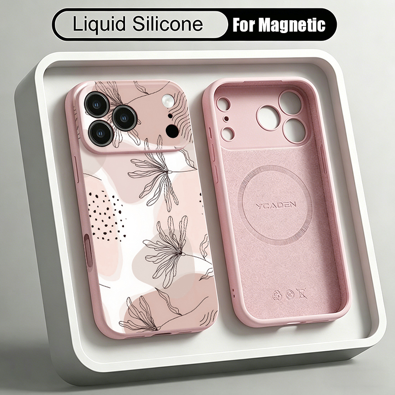 Prosty wzór, silikonowe etui m – Liquid Silicone Magnetic Phone Case recenzja i cena