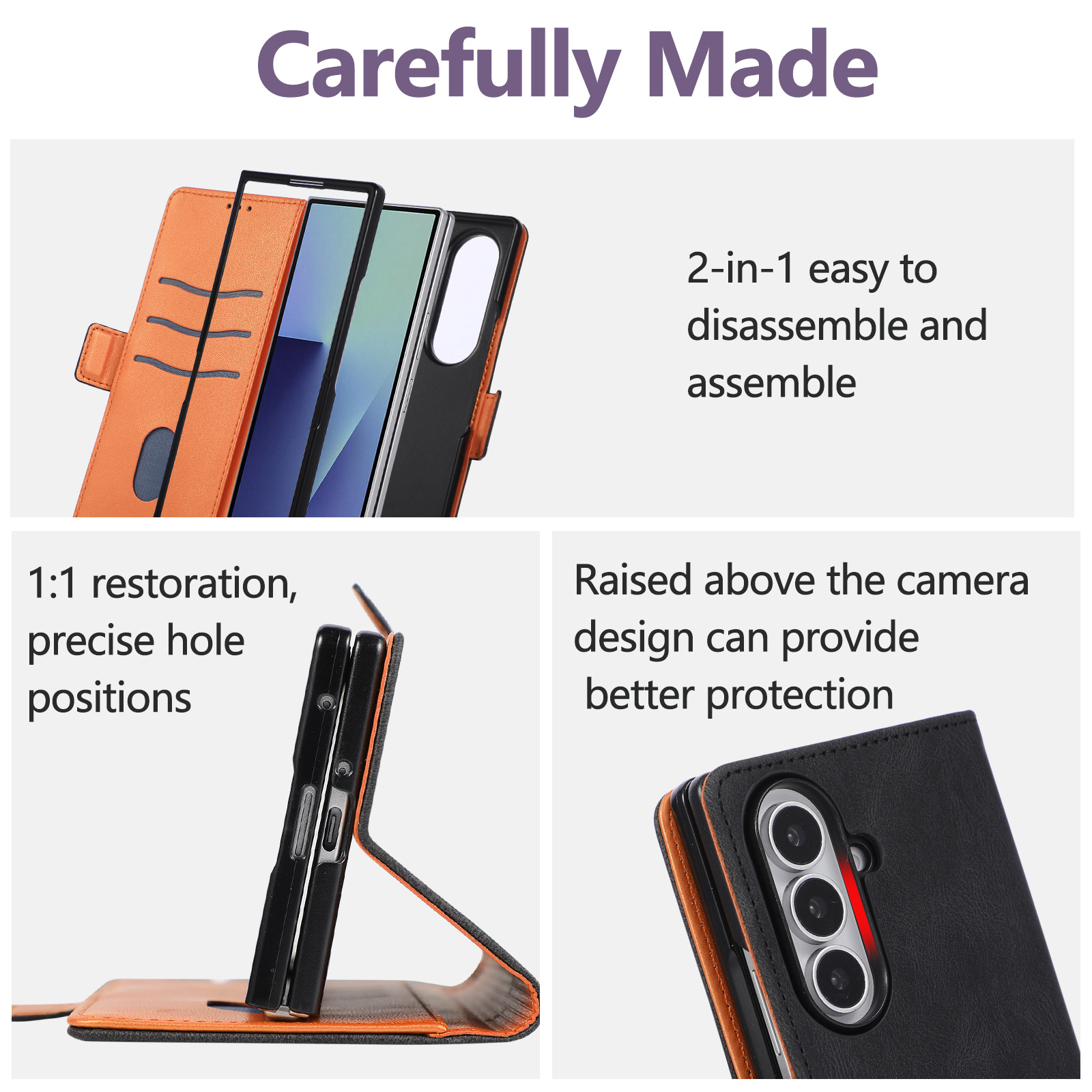 Etui Portfel z Klapką w Stylu  – Leather Wallet Card Holder Phone Cover recenzja i cena